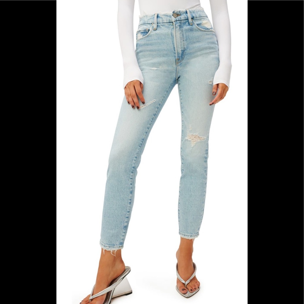 🆕 Good American Good Classic Straight Jeans